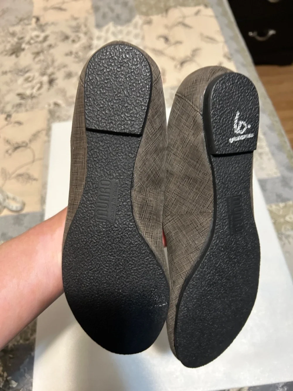 Olive Brown Ballet Flats